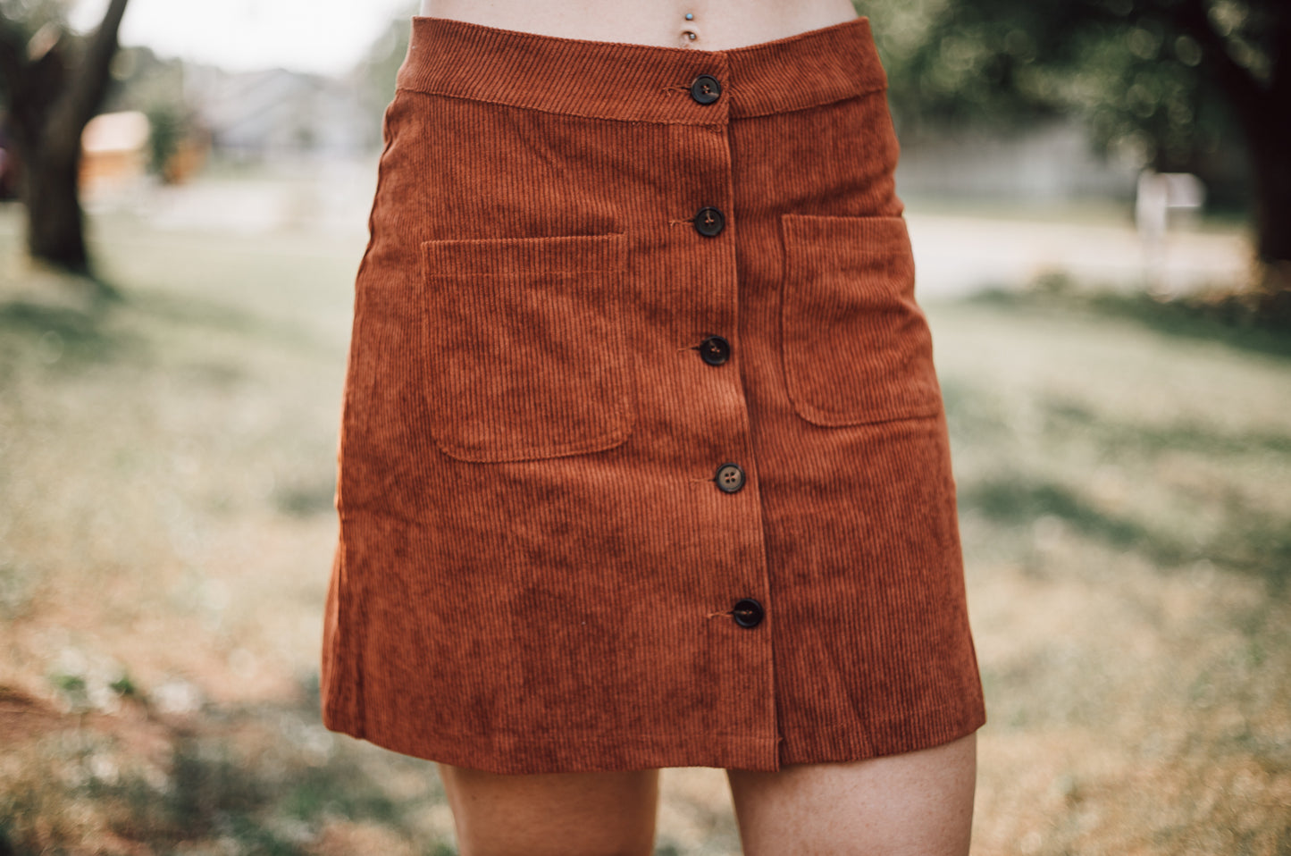 Fall Button up skirt
