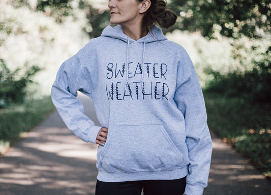 Sweater Weather Hoodie- Crafted by Cate