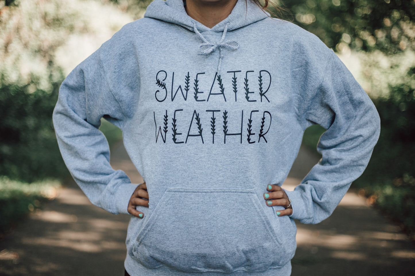 Sweater Weather Hoodie- Crafted by Cate